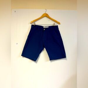 Pull & Bear Navy Blue Slim Stretch‎ Chino Shorts – Size 32 x 9” Inseam